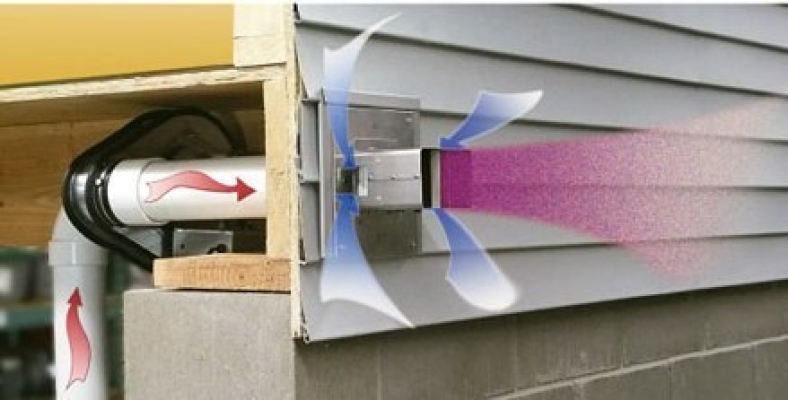 Sidewall Radon Mitigation System